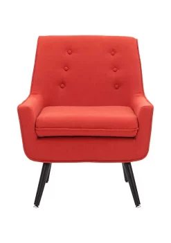 Wholesale β€οΈ Linon Furniture Killala Collection Pimento Red Trellis Chair π§¨