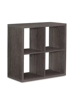 Promo βοΈ Linon Furniture Kinne Collection Gray 4 Cubby Storage Cabinet π₯°