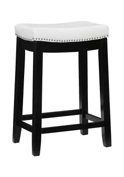 Budget π Linon Furniture Hansley Counter Stool White Pu βοΈ