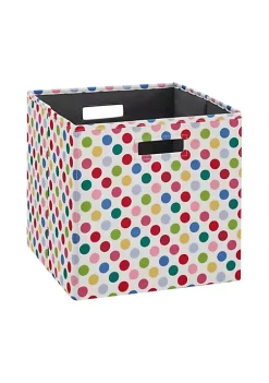 Linon Furniture Shop 19 Promo π Linon Furniture Kinne Collection Multicolored Polkadot Storage Bin Set of 2 π