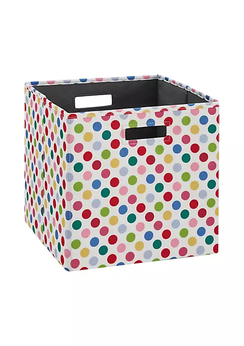 Promo π Linon Furniture Kinne Collection Multicolored Polkadot Storage Bin Set of 2 π 3 Promo π Linon Furniture Kinne Collection Multicolored Polkadot Storage Bin Set of 2 π