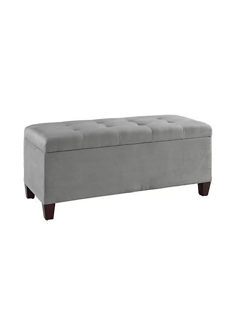 Best Pirce π Linon Furniture Valerie Collection Gray Storage Ottoman π 3 Best Pirce π Linon Furniture Valerie Collection Gray Storage Ottoman π