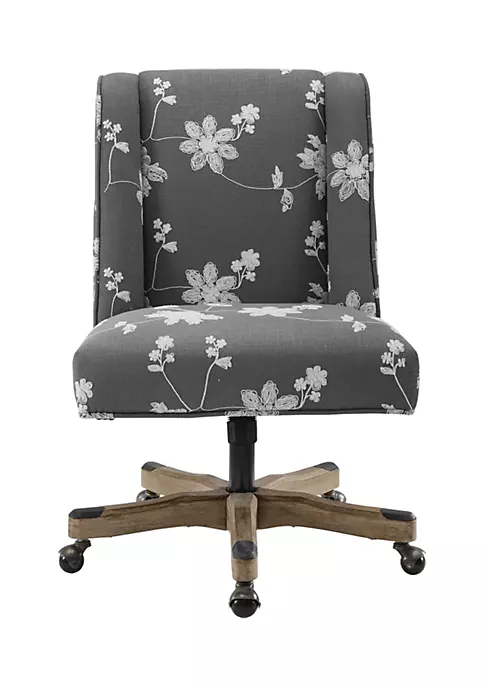 Wholesale 𧨠Linon Furniture Drury Collection Gray Embroidered Office Chair π 3 Wholesale 𧨠Linon Furniture Drury Collection Gray Embroidered Office Chair π