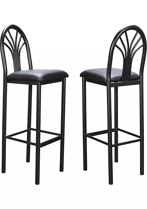 Wholesale π Linon Furniture Dwyer Barstool Black Set of 2 π 3 Wholesale π Linon Furniture Dwyer Barstool Black Set of 2 π