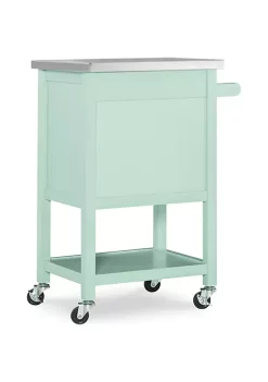 Outlet 🎁 Linon Furniture Spollett Apartment Cart Green 👍 -Linon Furniture Shop Belk 157