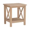 Flash Sale ⌛ Linon Furniture Linlew Collection Driftwood End Table ⭐ -Linon Furniture Shop Belk 176