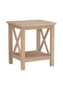 Flash Sale β Linon Furniture Linlew Collection Driftwood End Table β