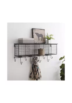 New 🔔 Linon Furniture Vancil Cubby Wall Shelf Black 👏 -Linon Furniture Shop Belk 192