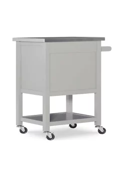 Coupon 👏 Linon Furniture Spollett Apartment Cart Gray 😍 -Linon Furniture Shop Belk 214