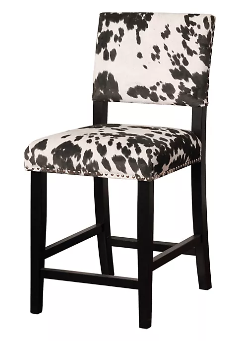 Best reviews of π Linon Furniture Langley Collection Black Cow Counter Stool π 4 Best reviews of π Linon Furniture Langley Collection Black Cow Counter Stool π - Image 2