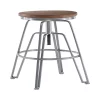 Promo ⌛ Linon Furniture Dagon Metal And Wood Stool Silver 💯 -Linon Furniture Shop Belk 231
