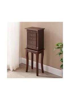 Promo π₯ Linon Furniture Garvin Jewelry Armoire Espresso π€©
