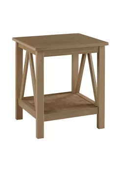 Cheap ⭐ Linon Furniture Westerly Collection Driftwood End Table 🎉