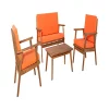 Deals ⭐ Linon Furniture Cecile Outdoor Chat Set Orange 😍 2 Deals ⭐ Linon Furniture Cecile Outdoor Chat Set Orange 😍 -Linon Furniture Shop Belk 260