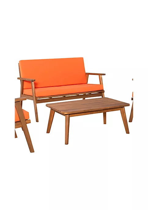 Deals β Linon Furniture Cecile Outdoor Chat Set Orange π 4 Deals β Linon Furniture Cecile Outdoor Chat Set Orange π - Image 2