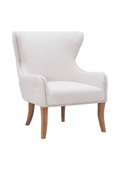 Promo π Linon Furniture Ponselle Round Back Chair Natural π―