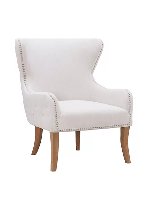 Promo π Linon Furniture Ponselle Round Back Chair Natural π― 5 Promo π Linon Furniture Ponselle Round Back Chair Natural π― - Image 3