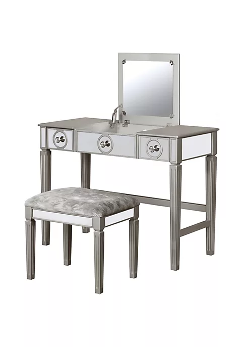 Coupon π― Linon Furniture Pennridge Collection Silver Vanity Set π 3 Coupon π― Linon Furniture Pennridge Collection Silver Vanity Set π