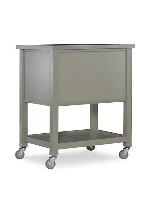 Top 10 π Linon Furniture Rivera Kitchen Cart Gray π 4 Top 10 π Linon Furniture Rivera Kitchen Cart Gray π - Image 2