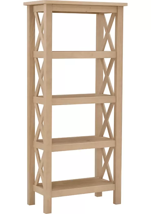 Wholesale π Linon Furniture Linlew Bookcase Driftwood π₯ 4 Wholesale π Linon Furniture Linlew Bookcase Driftwood π₯ - Image 2