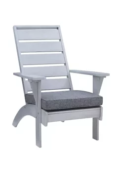 Outlet 🎉 Linon Furniture Goldrush Outdoor Chair Gray ❤️ -Linon Furniture Shop Belk 343