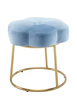 Best reviews of π€© Linon Furniture Gambrel Collection Blue Stool β¨