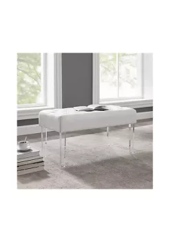 Coupon π Linon Furniture Stennett Acrylic Leg Bench Glitz β