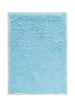 Cheapest π₯° Linon Furniture Blue Faux Sheepskin Rug (5' x 7') π§¨