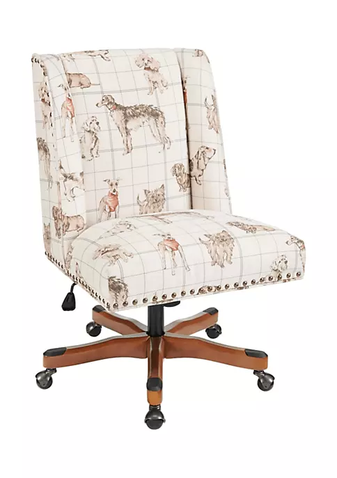 Wholesale π Linon Furniture Drury Office Chair Stone πΆ Dog π 4 Wholesale π Linon Furniture Drury Office Chair Stone πΆ Dog π - Image 2
