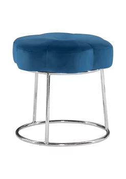 Promo ✔️ Linon Furniture Gambrel Stool Navy 😍 -Linon Furniture Shop Belk 425