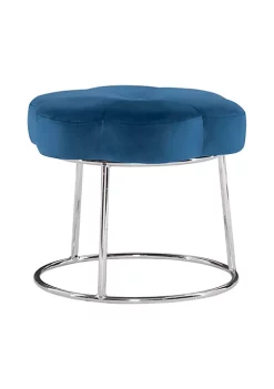 Promo ✔️ Linon Furniture Gambrel Stool Navy 😍 -Linon Furniture Shop Belk 426