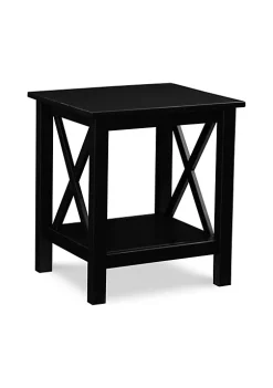 Flash Sale 𧨠Linon Furniture Linlew Collection Black End Table π