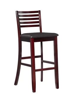 Budget π Linon Furniture Finch Collection Espresso Ladder Barstool π₯°