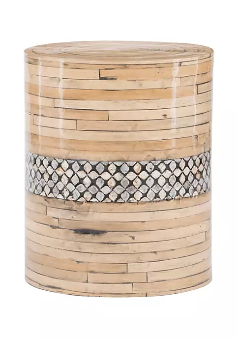 Budget π― Linon Furniture Brambley Drum Table Natural Black π 5 Budget π― Linon Furniture Brambley Drum Table Natural Black π - Image 3