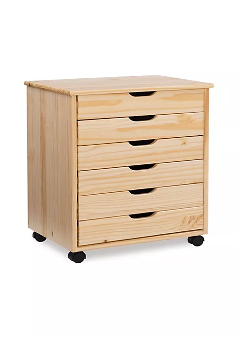 Cheap π Linon Furniture Zapora Six Drawer Wide Roll Cart Natural π€© 3 Cheap π Linon Furniture Zapora Six Drawer Wide Roll Cart Natural π€©