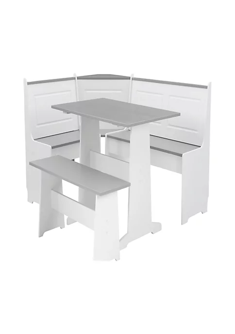 Buy π Linon Furniture Delaney Nook White and Gray π 3 Buy π Linon Furniture Delaney Nook White and Gray π