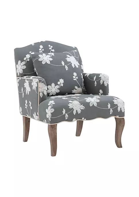 Best reviews of ❤️ Linon Furniture Tarpley Arm Chair Emrbroid Gray Floral ❤️ 3 Best reviews of ❤️ Linon Furniture Tarpley Arm Chair Emrbroid Gray Floral ❤️