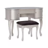 Hot Sale 😀 Linon Furniture Hensley Vanity Set Silver 🤩