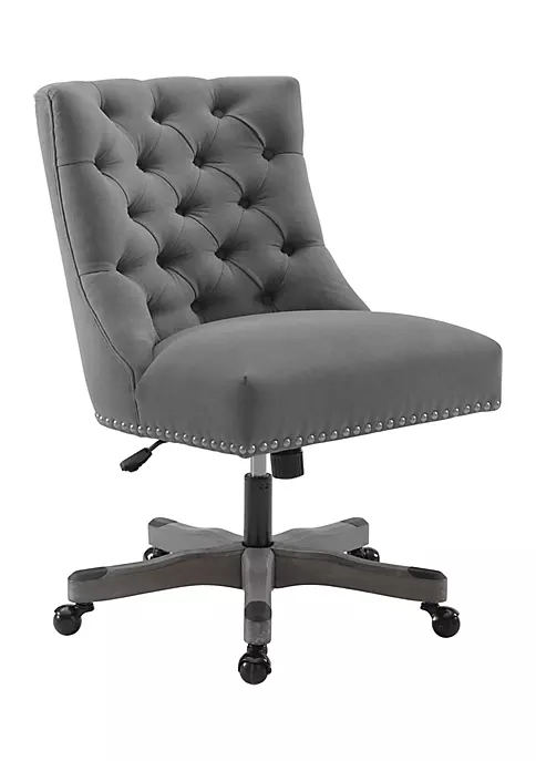 Cheap ⨠Linon Furniture Newsmith Collection Gray Office Chair 𧨠4 Cheap ⨠Linon Furniture Newsmith Collection Gray Office Chair 𧨠- Image 2