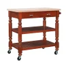 Brand new π Linon Furniture Keaton Kitchen Cart Dark Cherry π€© 2 Brand new π Linon Furniture Keaton Kitchen Cart Dark Cherry π€© -Linon Furniture Shop Belk 541