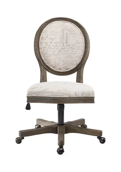 Top 10 🔔 Linon Furniture Gerrish Collection Script Office Chair 🤩