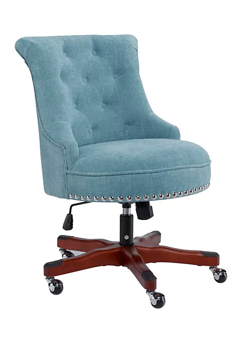 Promo π Linon Furniture Coburn Collection Aqua Office Chair π 4 Promo π Linon Furniture Coburn Collection Aqua Office Chair π - Image 2