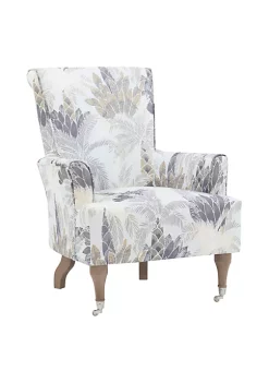 Cheapest 👍 Linon Furniture Joyce Arm Chair Abstract Leaf 🌟 -Linon Furniture Shop Belk 576