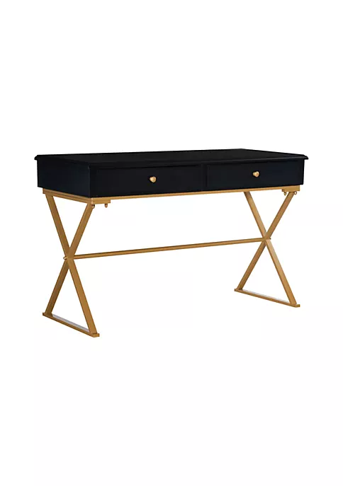 Best Pirce π Linon Furniture Kilrea Collection Black Campaign Desk β 4 Best Pirce π Linon Furniture Kilrea Collection Black Campaign Desk β - Image 2