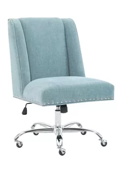 Best Sale π Linon Furniture Drury Collection Aqua Office Chair β