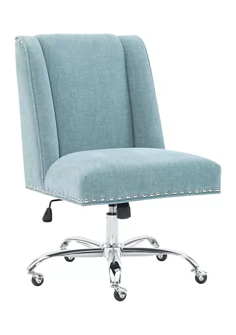 Best Sale π Linon Furniture Drury Collection Aqua Office Chair β 4 Best Sale π Linon Furniture Drury Collection Aqua Office Chair β - Image 2