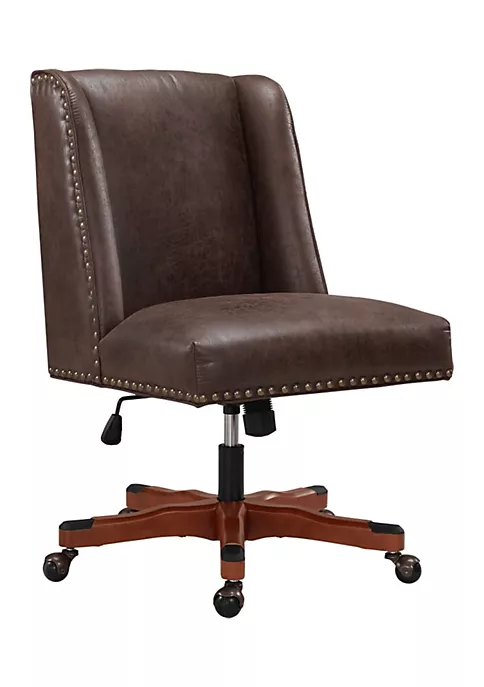 Brand new π― Linon Furniture Drury Collection Brown Office Chair β€οΈ 4 Brand new π― Linon Furniture Drury Collection Brown Office Chair β€οΈ - Image 2