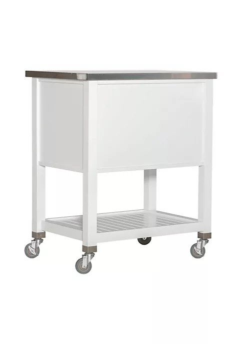 Cheap βοΈ Linon Furniture Rivera Kitchen Cart White π 3 Cheap βοΈ Linon Furniture Rivera Kitchen Cart White π