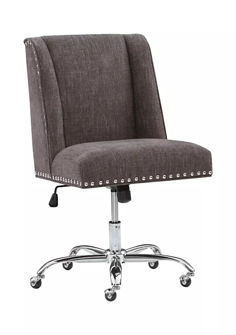 Deals π Linon Furniture Drury Collection Charcoal Office Chair π₯° 4 Deals π Linon Furniture Drury Collection Charcoal Office Chair π₯° - Image 2