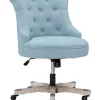 Best Sale π Linon Furniture Coburn Office Chair Light Blue π 2 Best Sale π Linon Furniture Coburn Office Chair Light Blue π -Linon Furniture Shop Belk 599